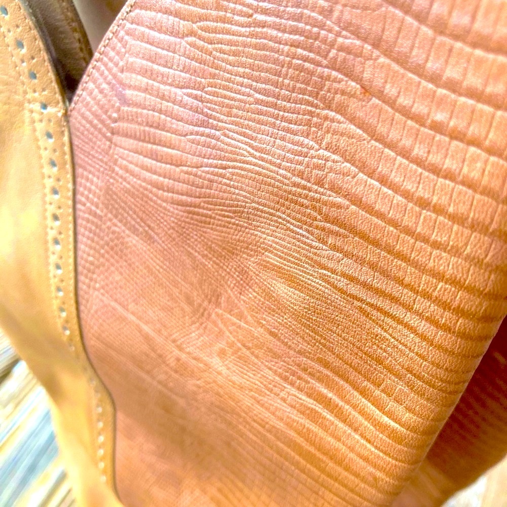 Textured Leather Boots - Picture 2 of 6